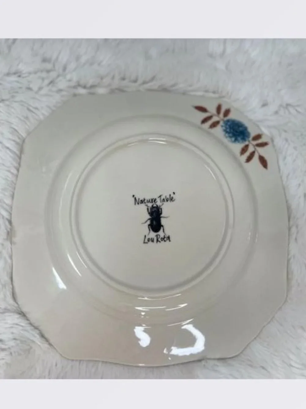 Anthropologie Lou Rota Mother Nature Dessert Plate with Giraffe - New